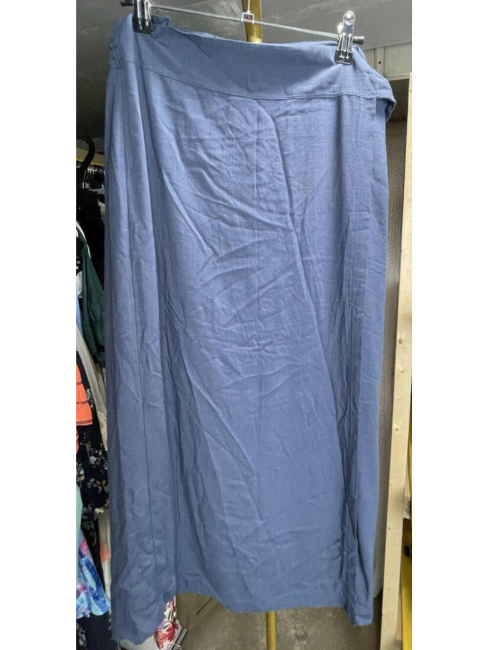 NWT CALIA Women's Blue Long Skirt Swimsuit Beach Cover up Size Medium MSRP $40